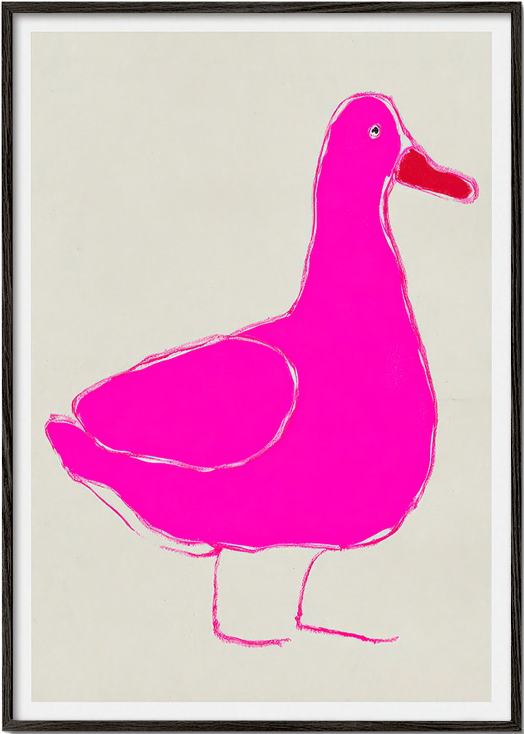 Canard rose illustration