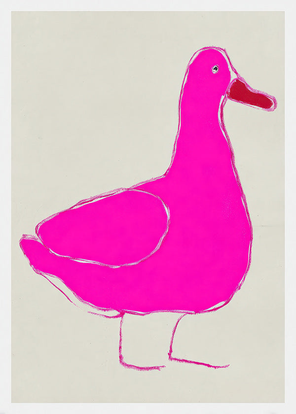 Canard rose illustration