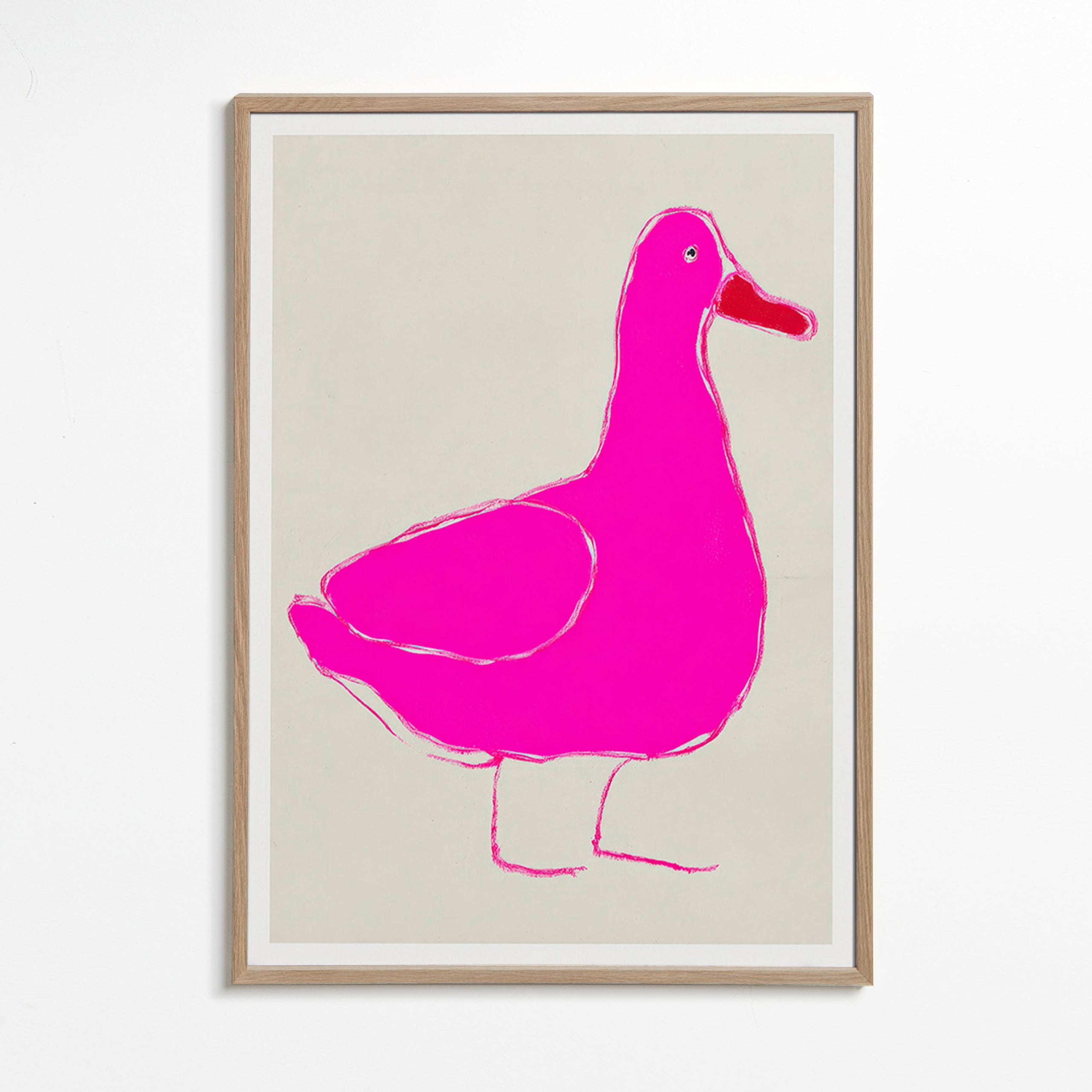 Canard rose illustration