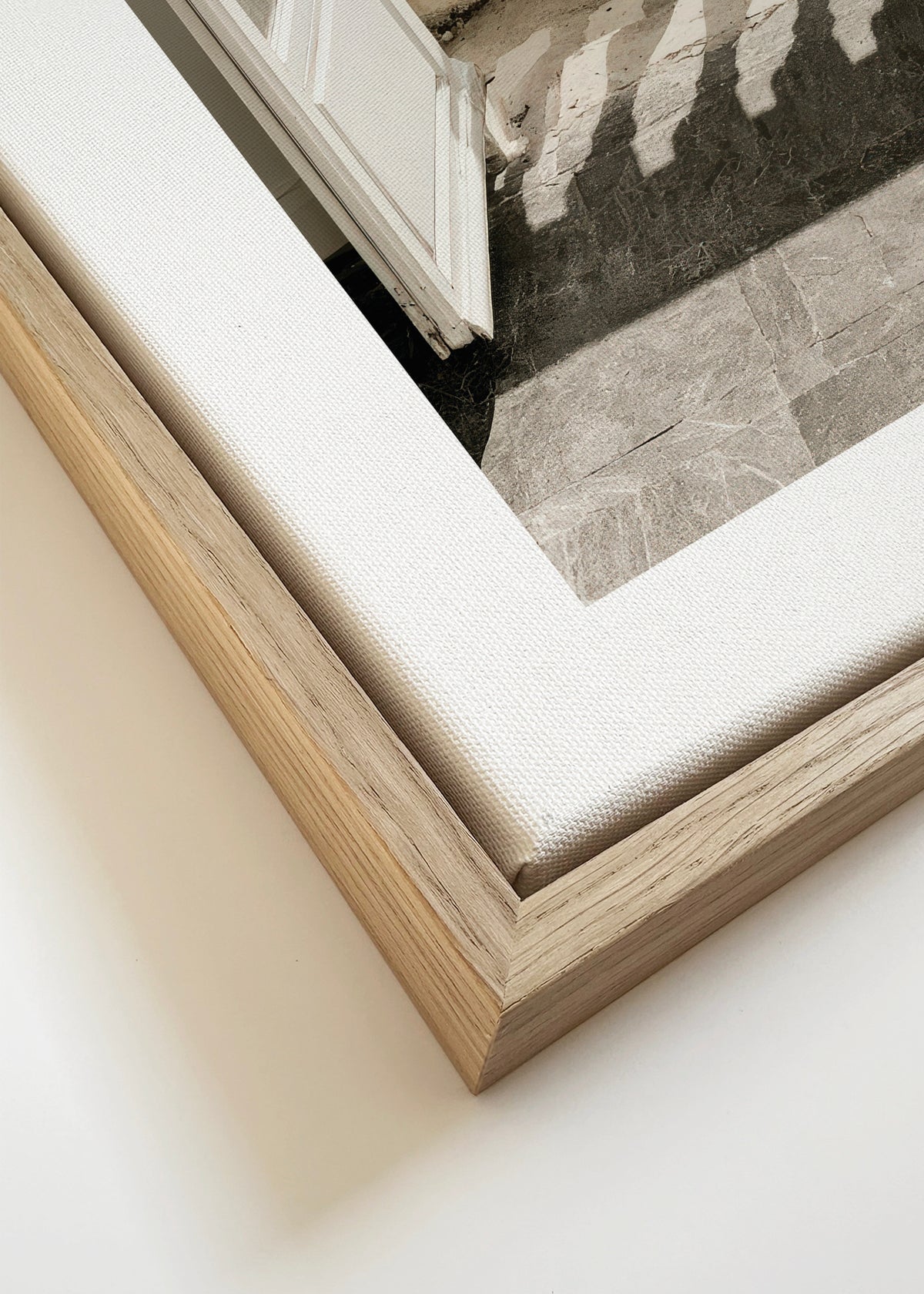Sea Balcony - Framed canvas detail