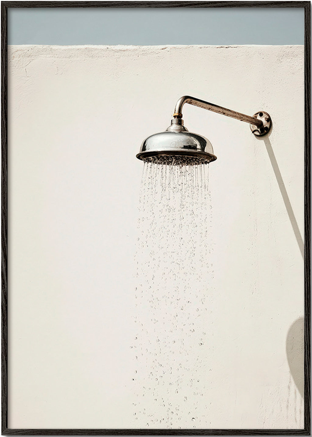 Photographie de douche extérieure