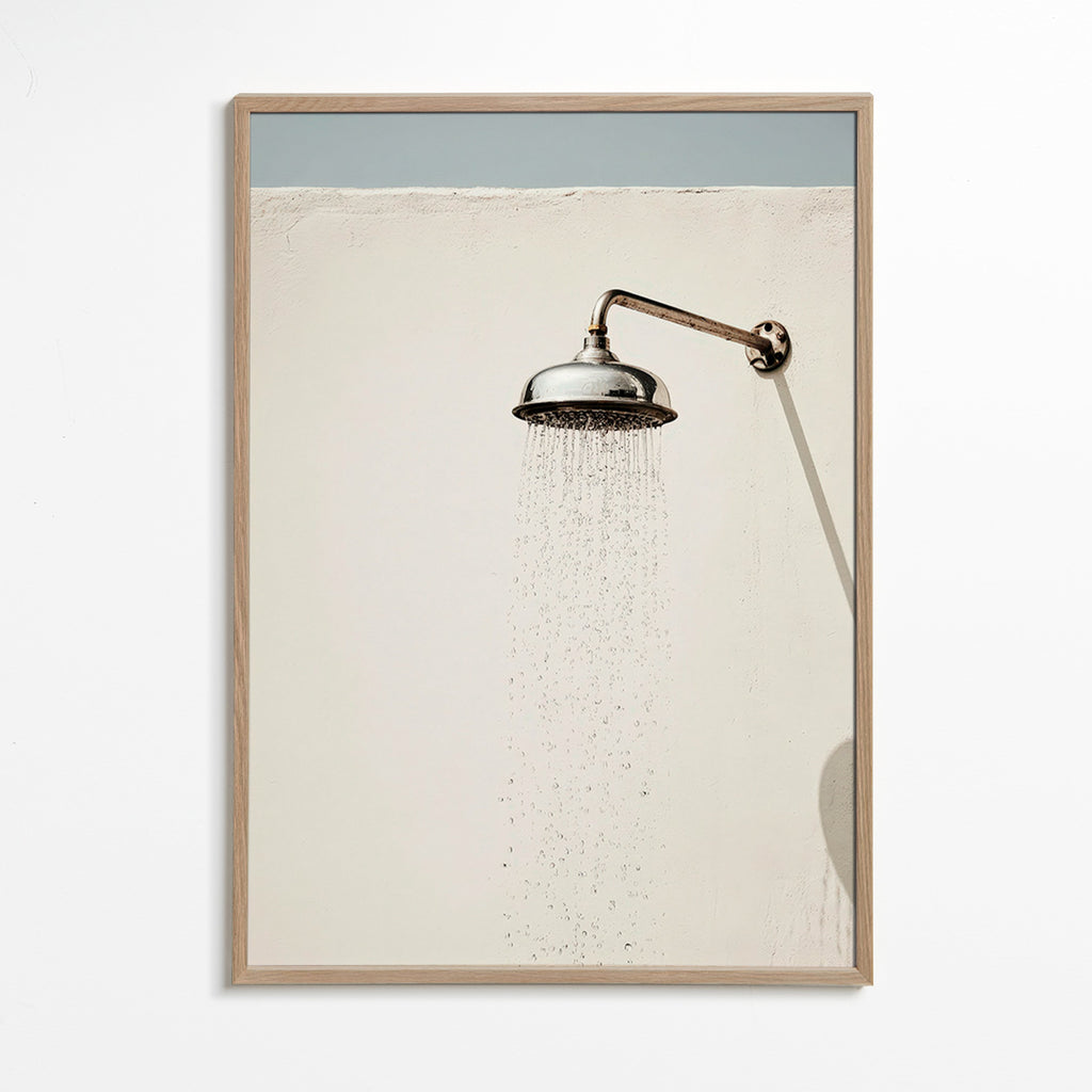 Photographie de douche extérieure