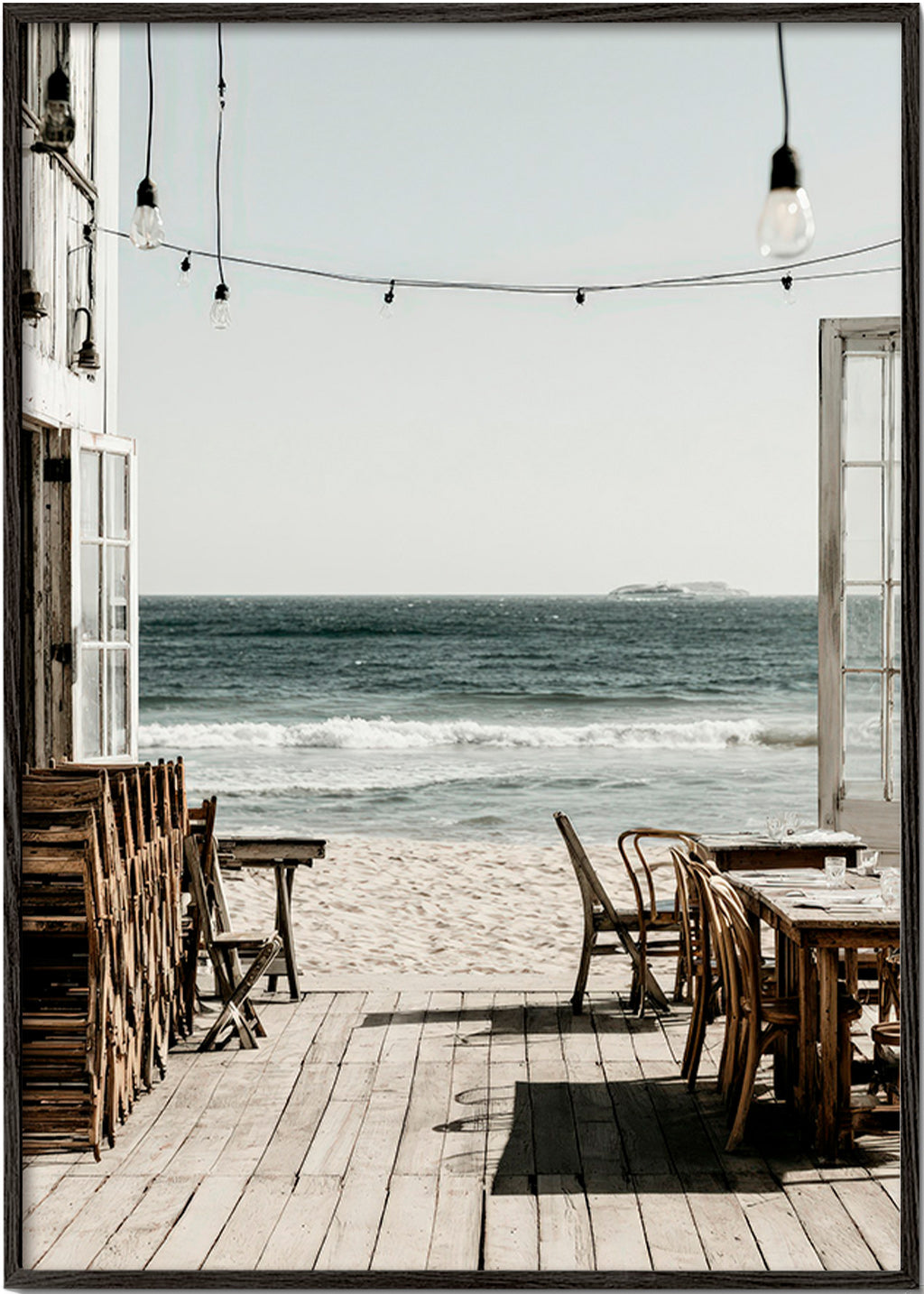 Impression de paysage terrasse ouverte