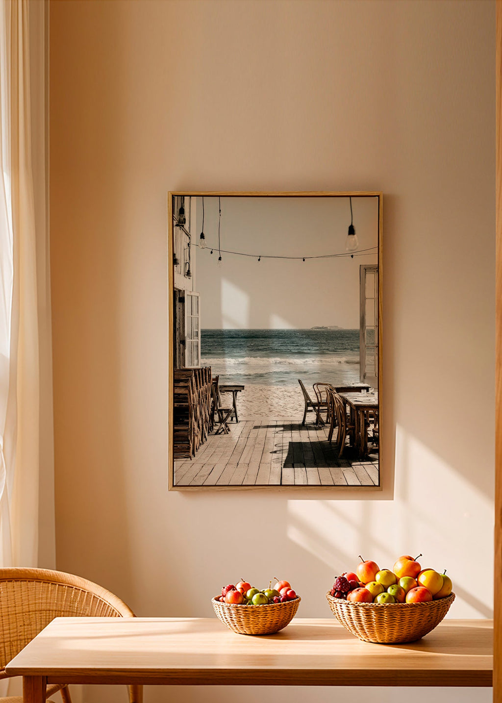 Impression de paysage terrasse ouverte