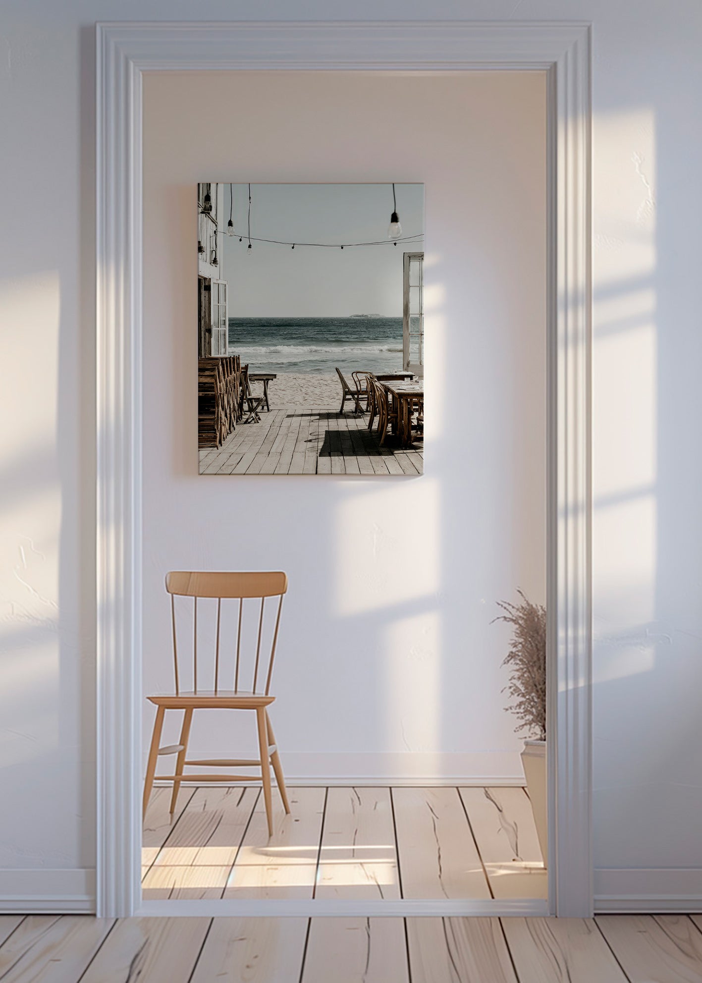 Impression de paysage terrasse ouverte