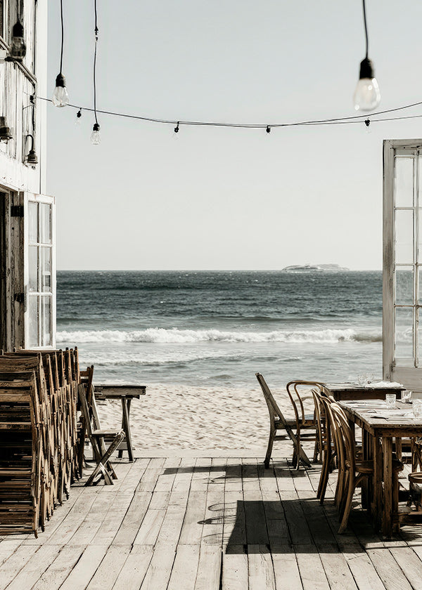 Impression de paysage terrasse ouverte