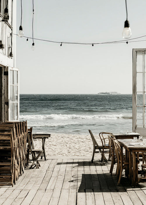 Impression de paysage terrasse ouverte