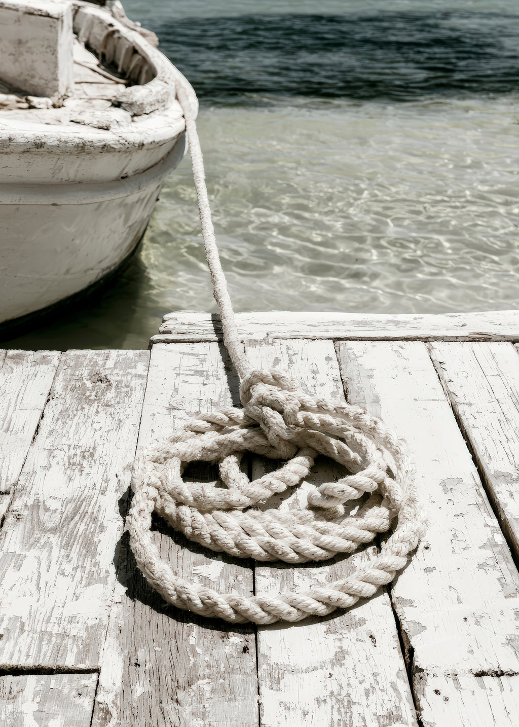 Dockside Rope - Unframed art print