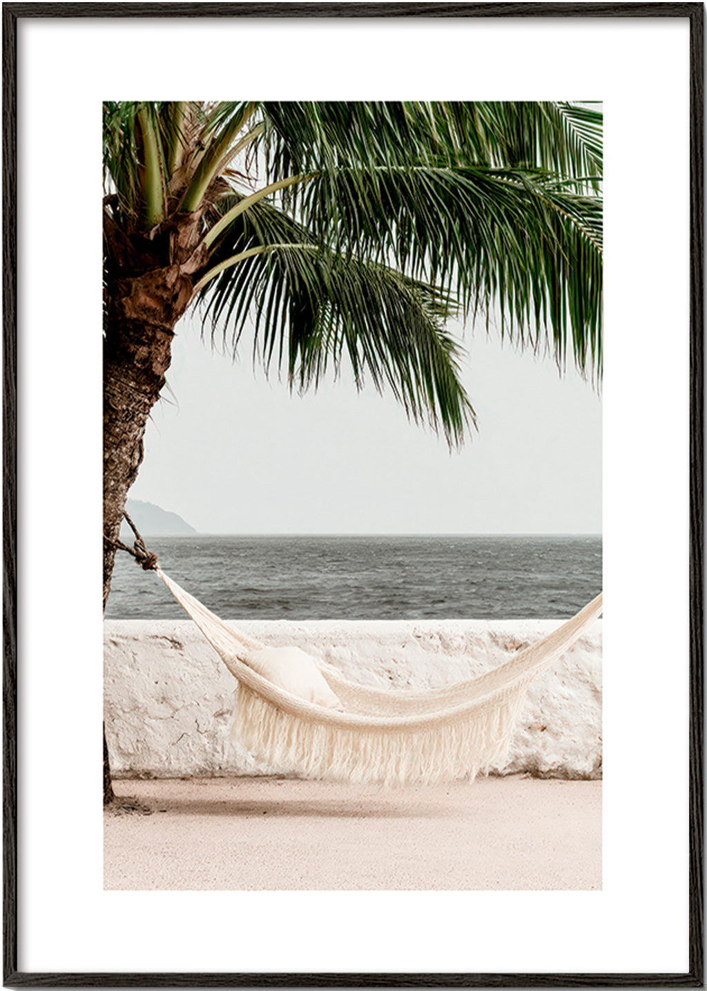 Art de paysage: hamac junto a una palmera
