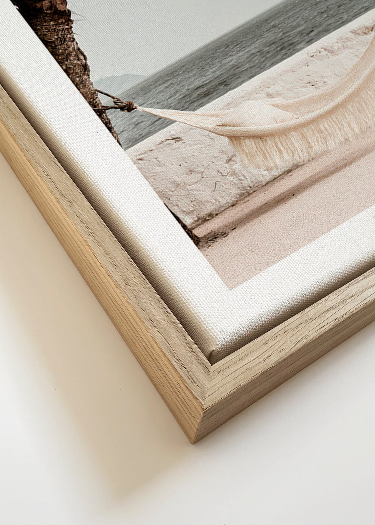 Art de paysage: hamac junto a una palmera