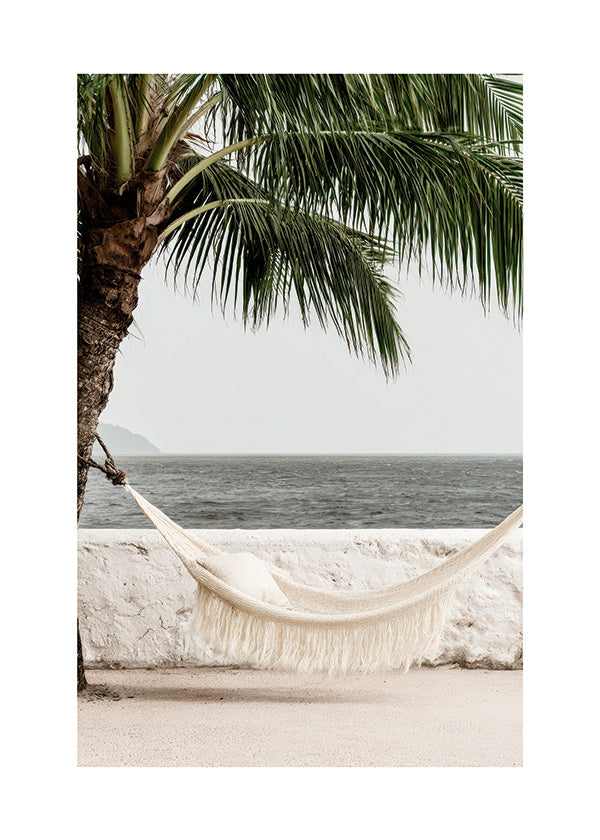 Art de paysage: hamac junto a una palmera