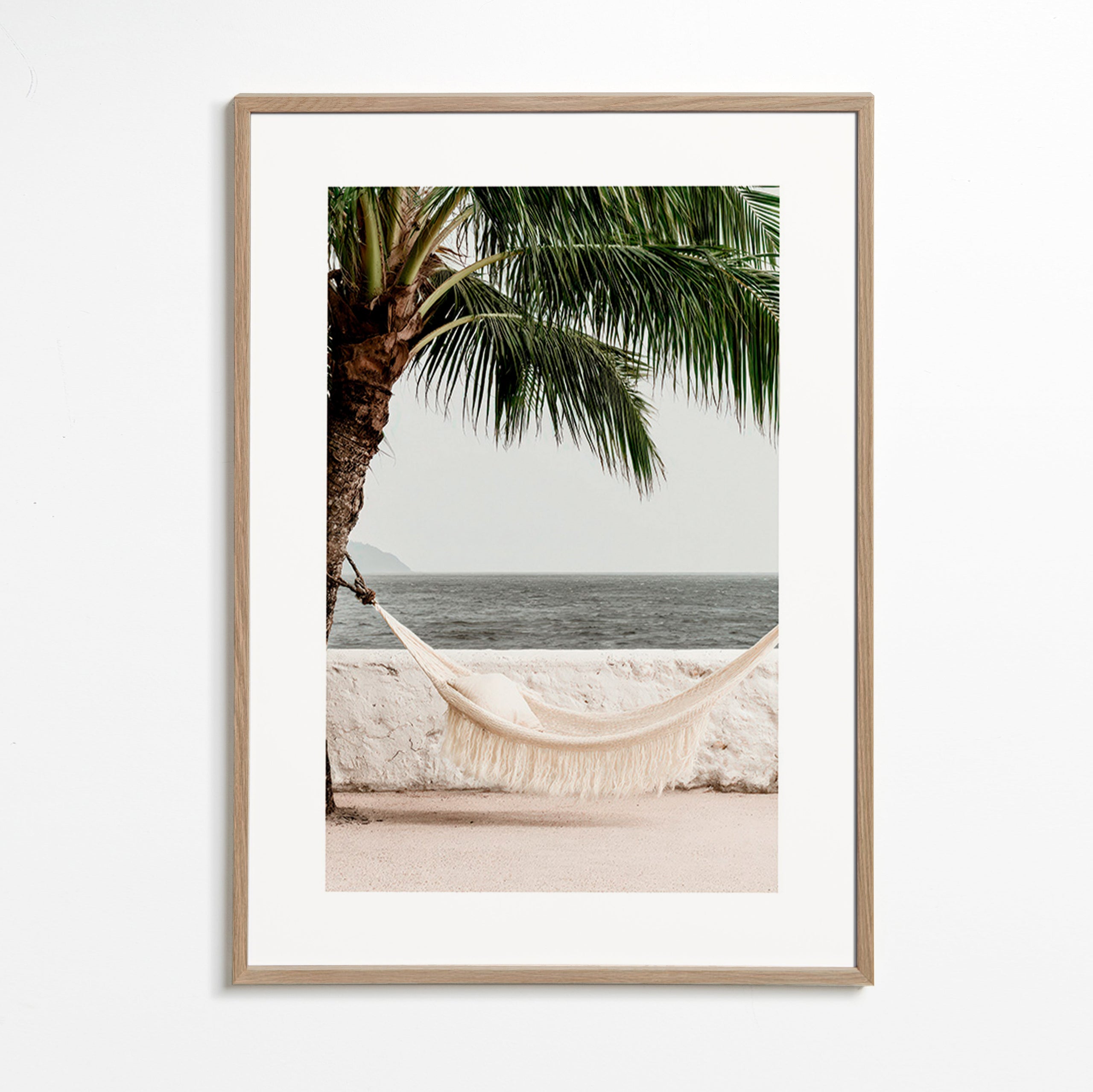 Art de paysage: hamac junto a una palmera