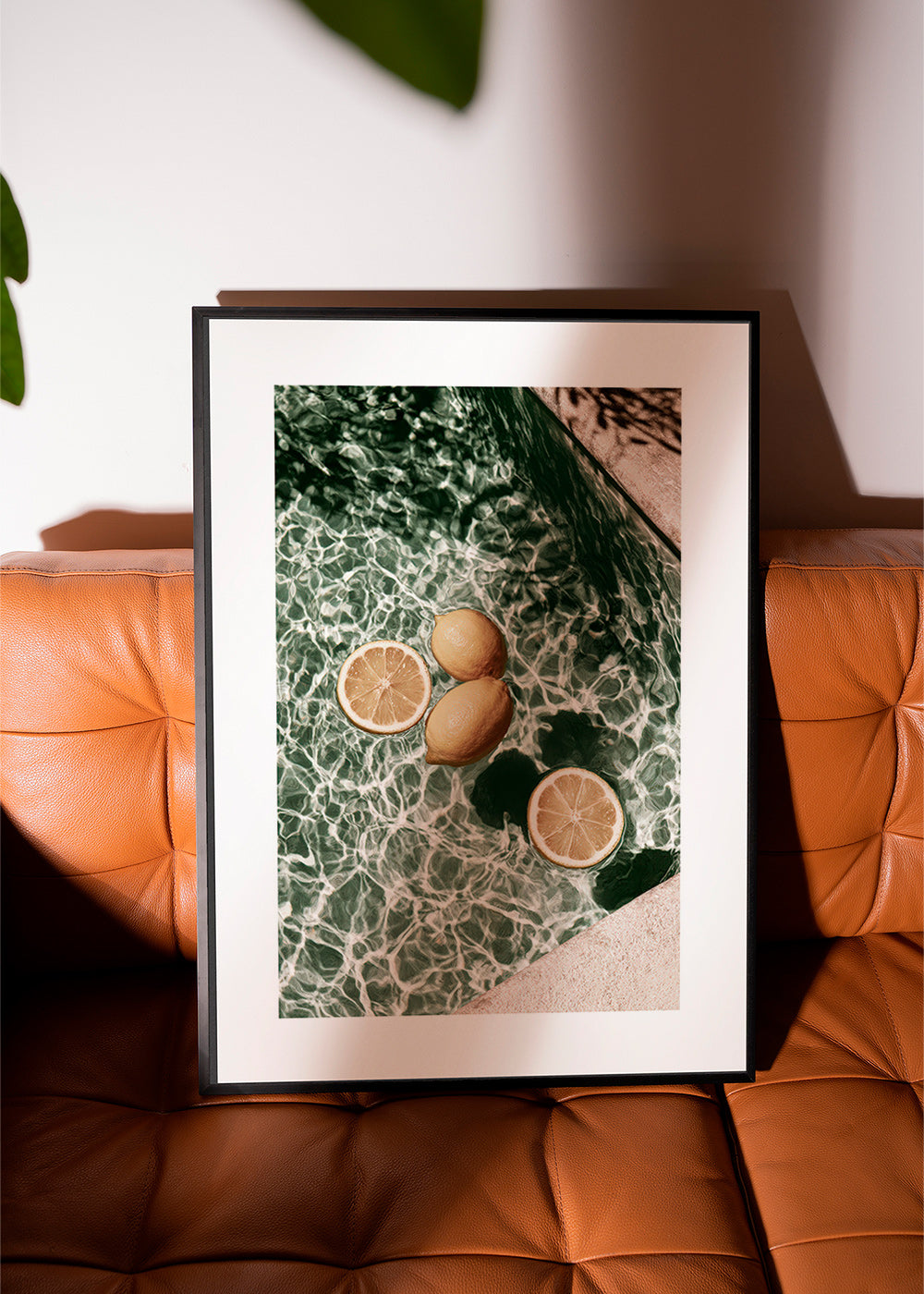 Art de cuisine Citrons sur eau de piscine