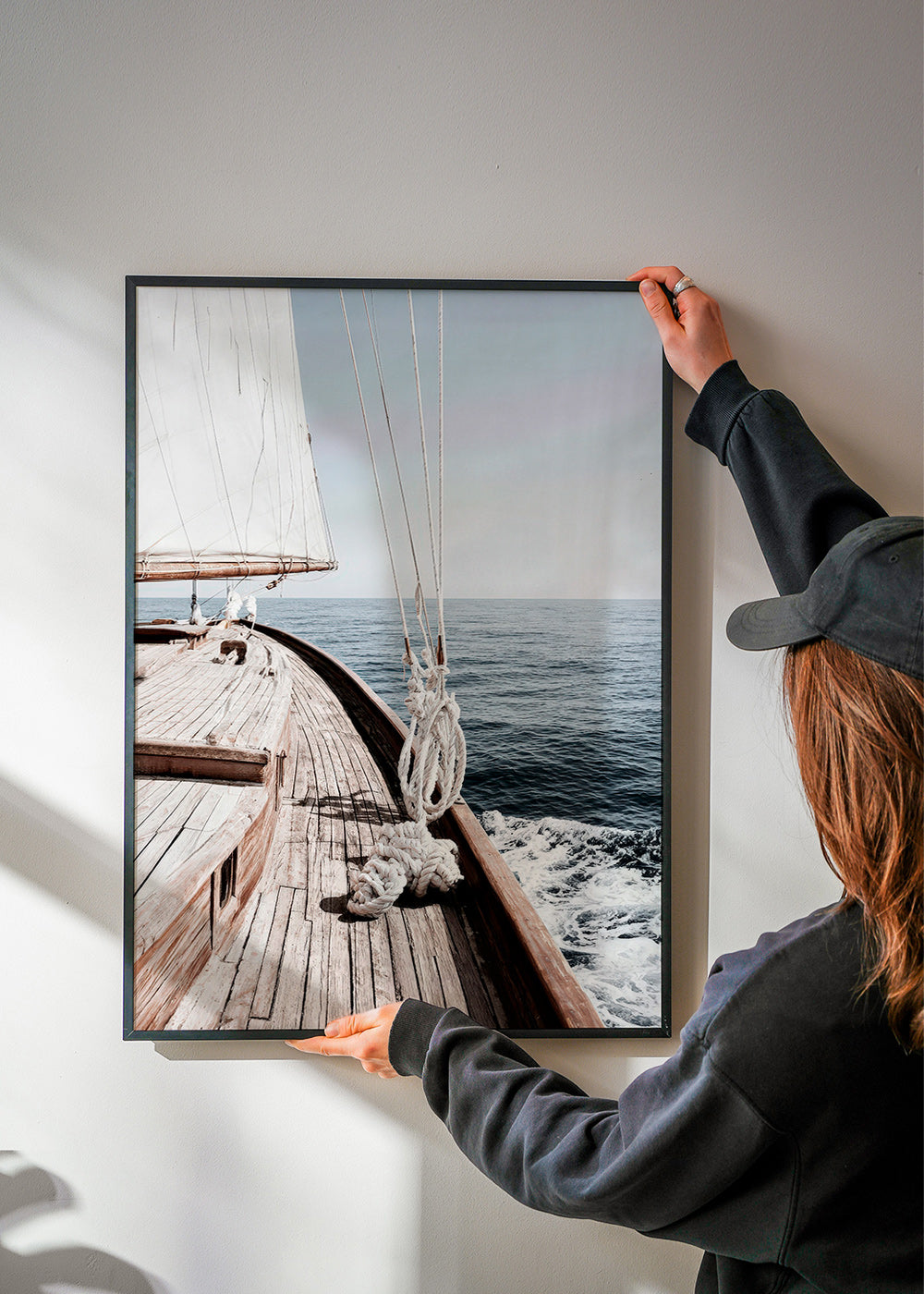 Art de paysage : proue de voilier