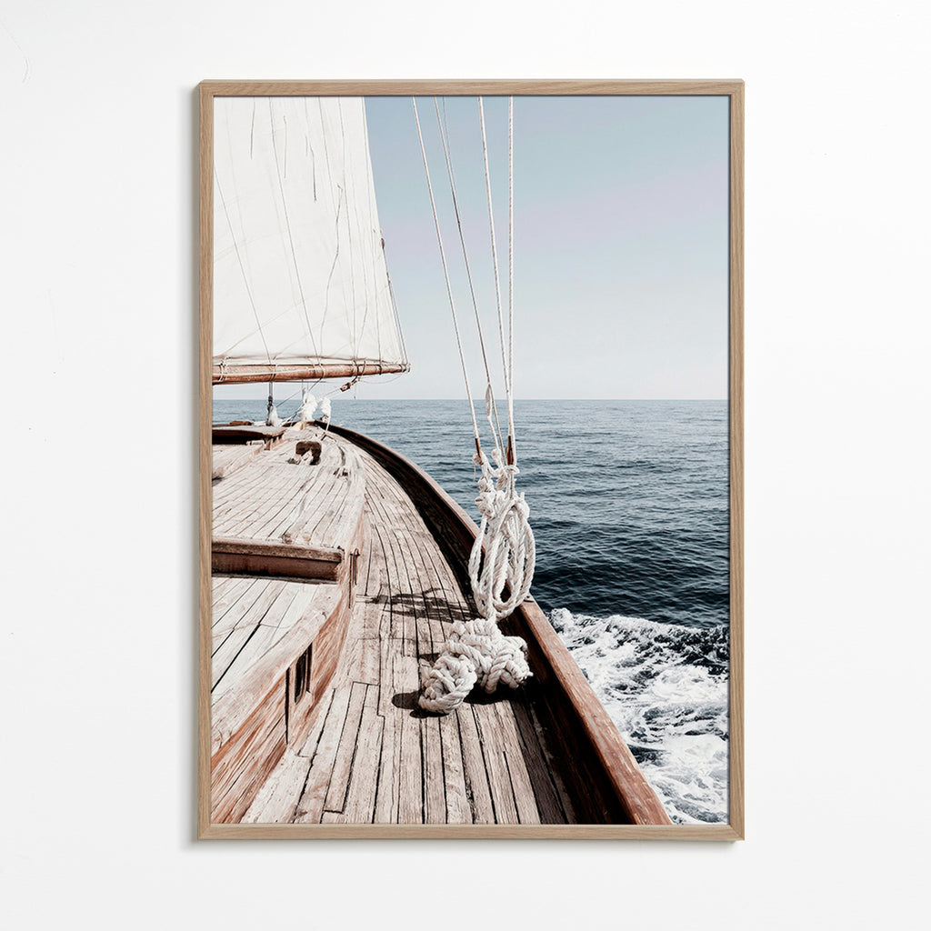 Art de paysage : proue de voilier