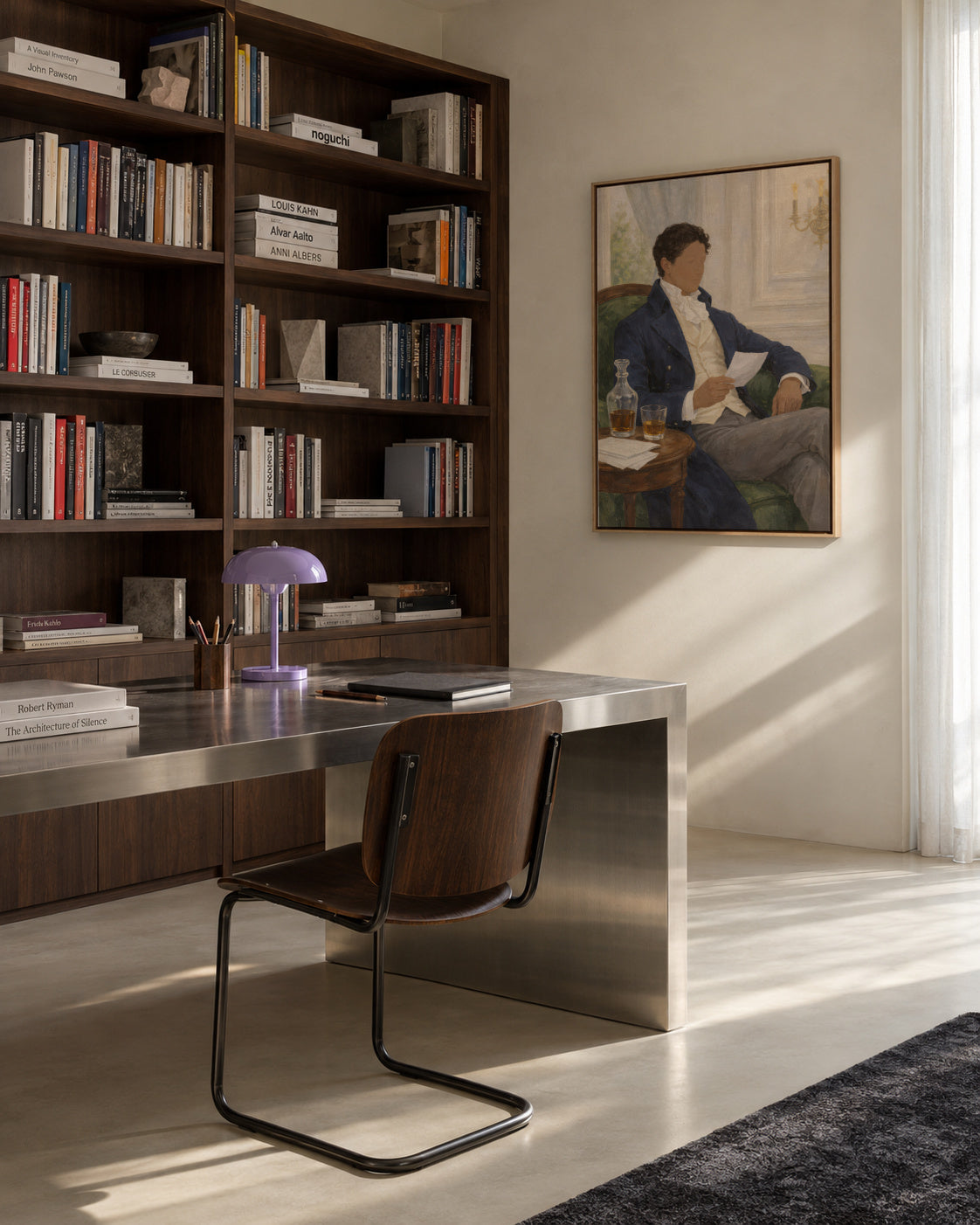 The Gentleman’s Letter - Framed canvas in an interior