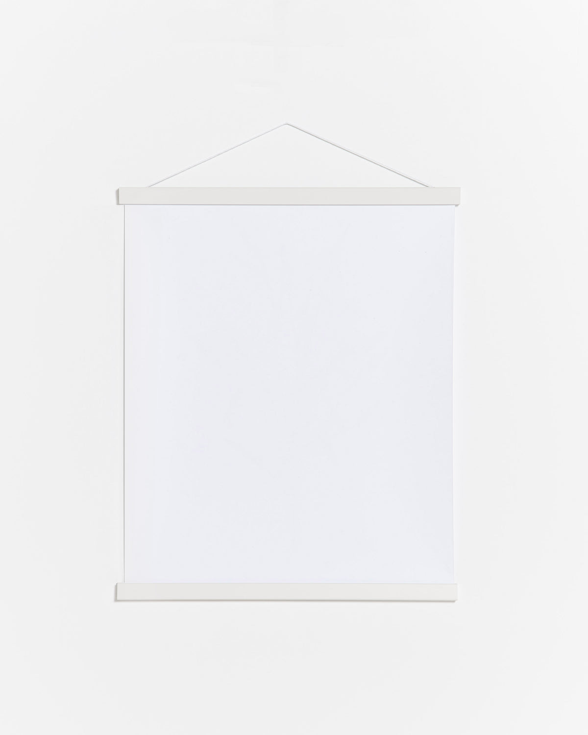 Porte affiche 20cm en bois et blanc