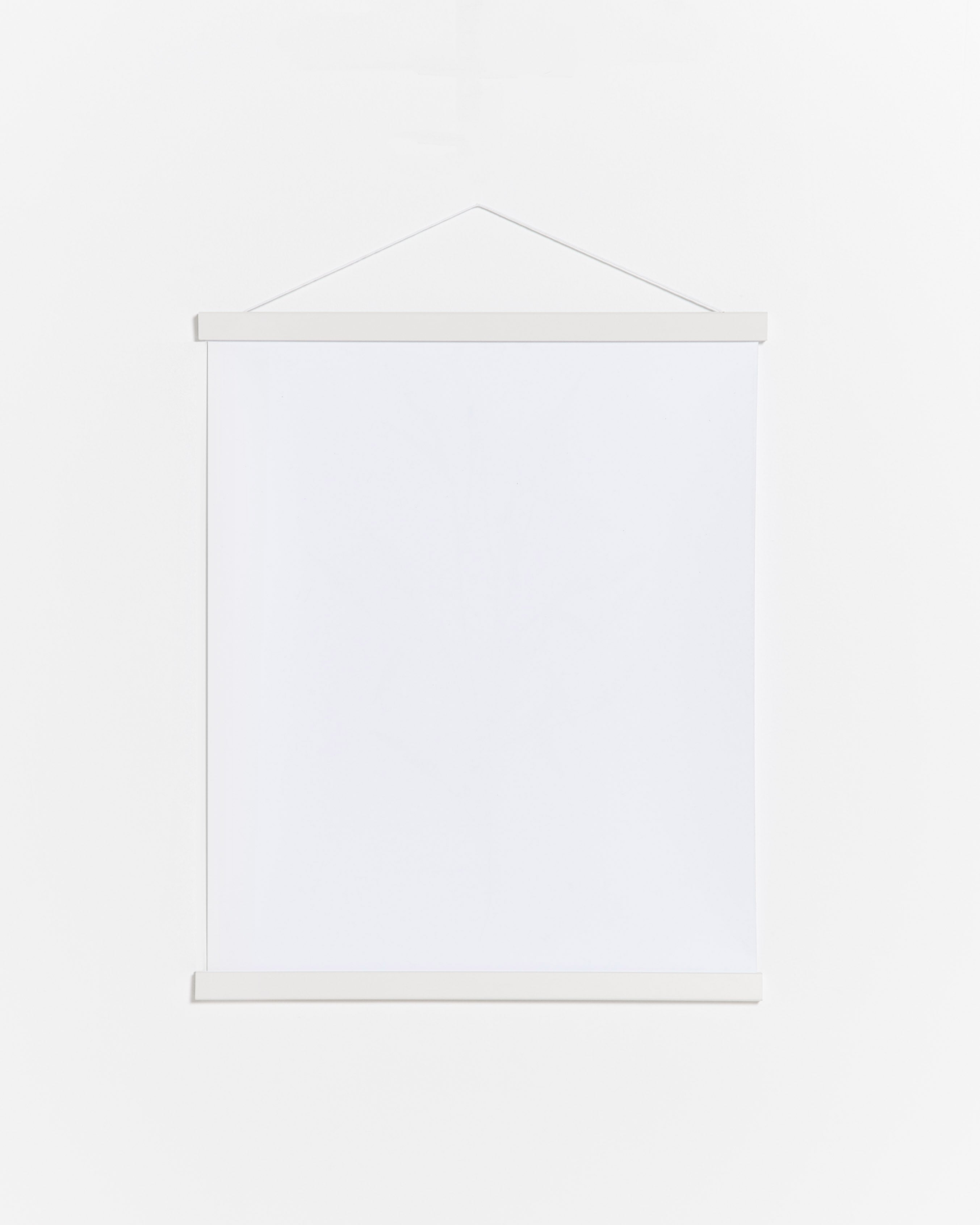 Porte affiche 20cm en bois et blanc