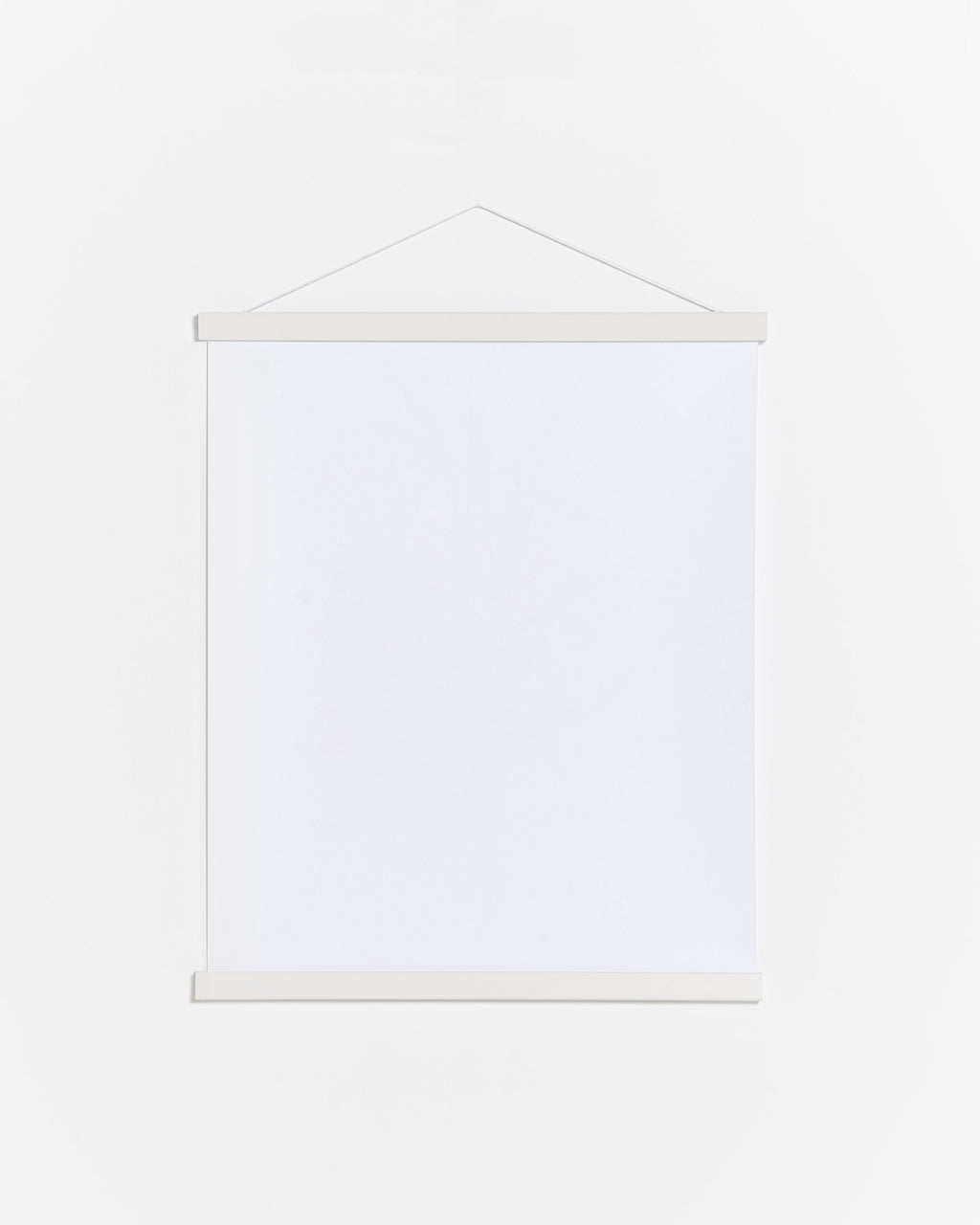 Porte affiche 60cm en bois et blanc