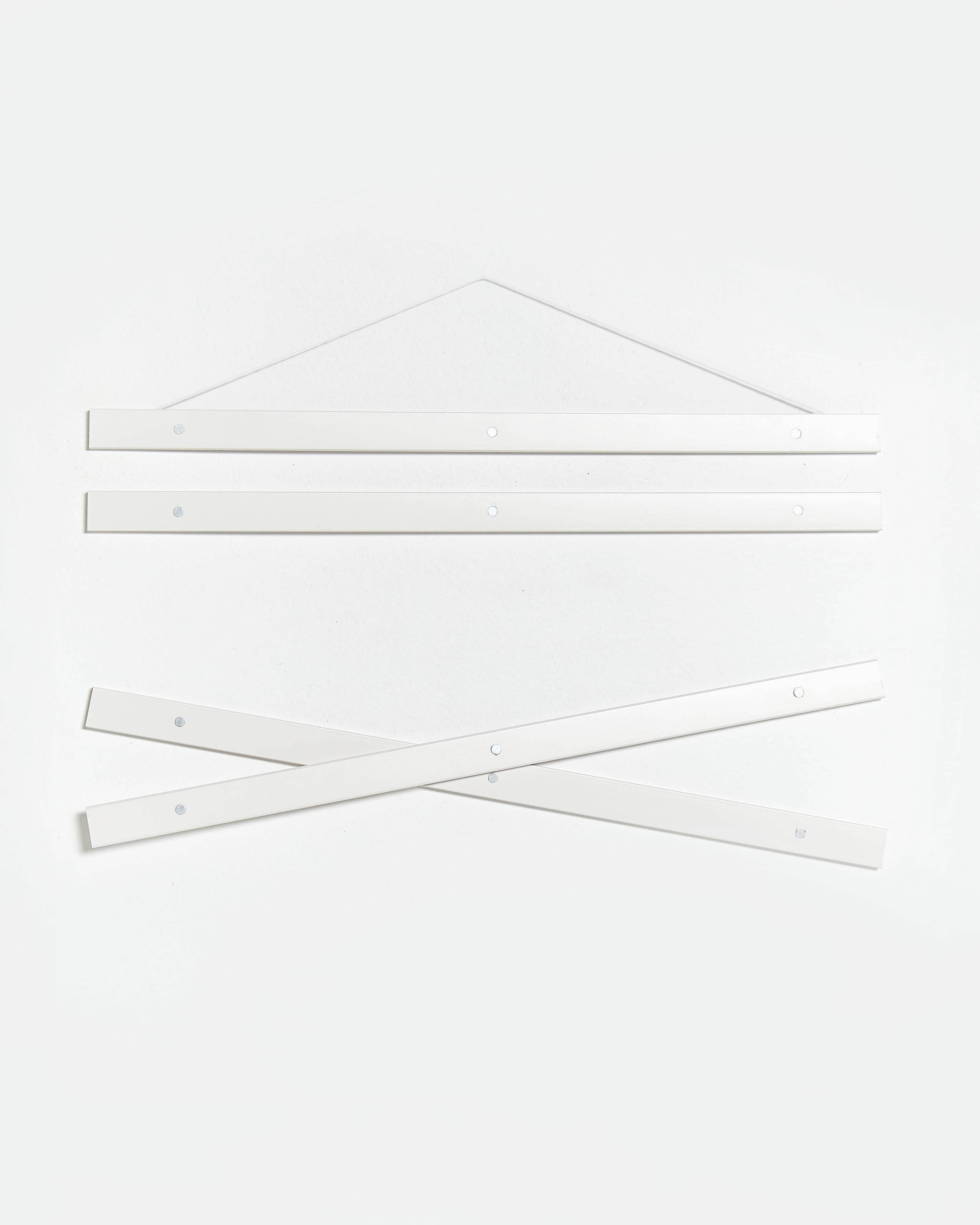 Porte affiche 20cm en bois et blanc