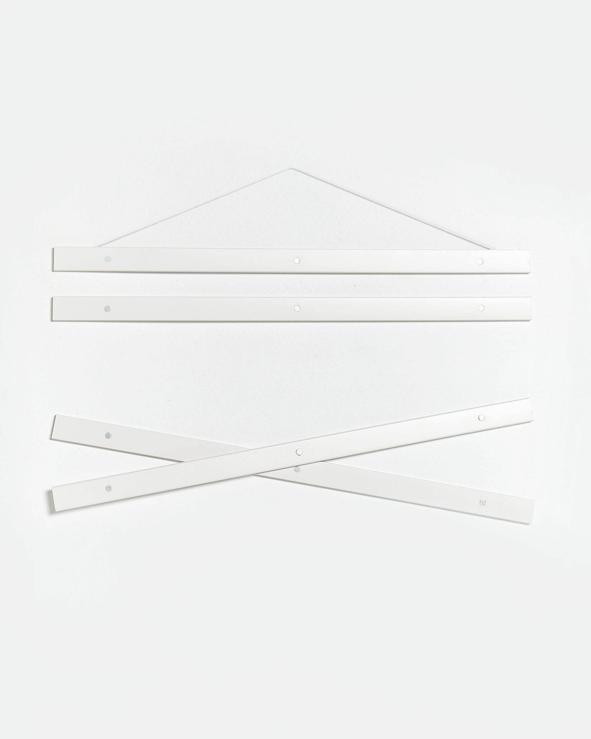 Porte affiche 50cm en bois et blanc