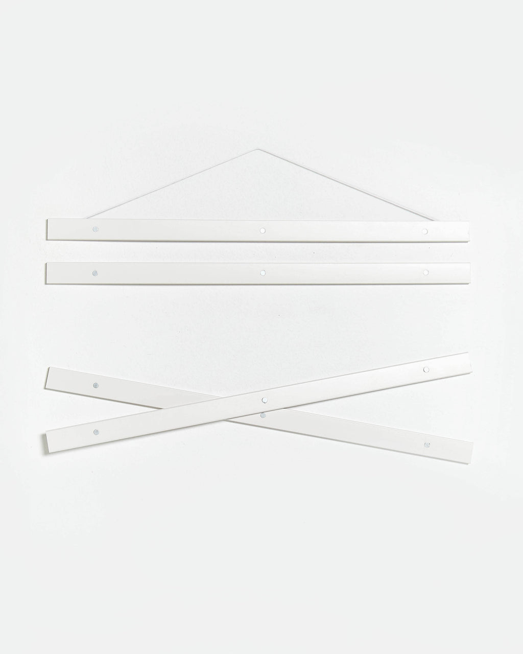 Porte affiche 70cm en bois et blanc