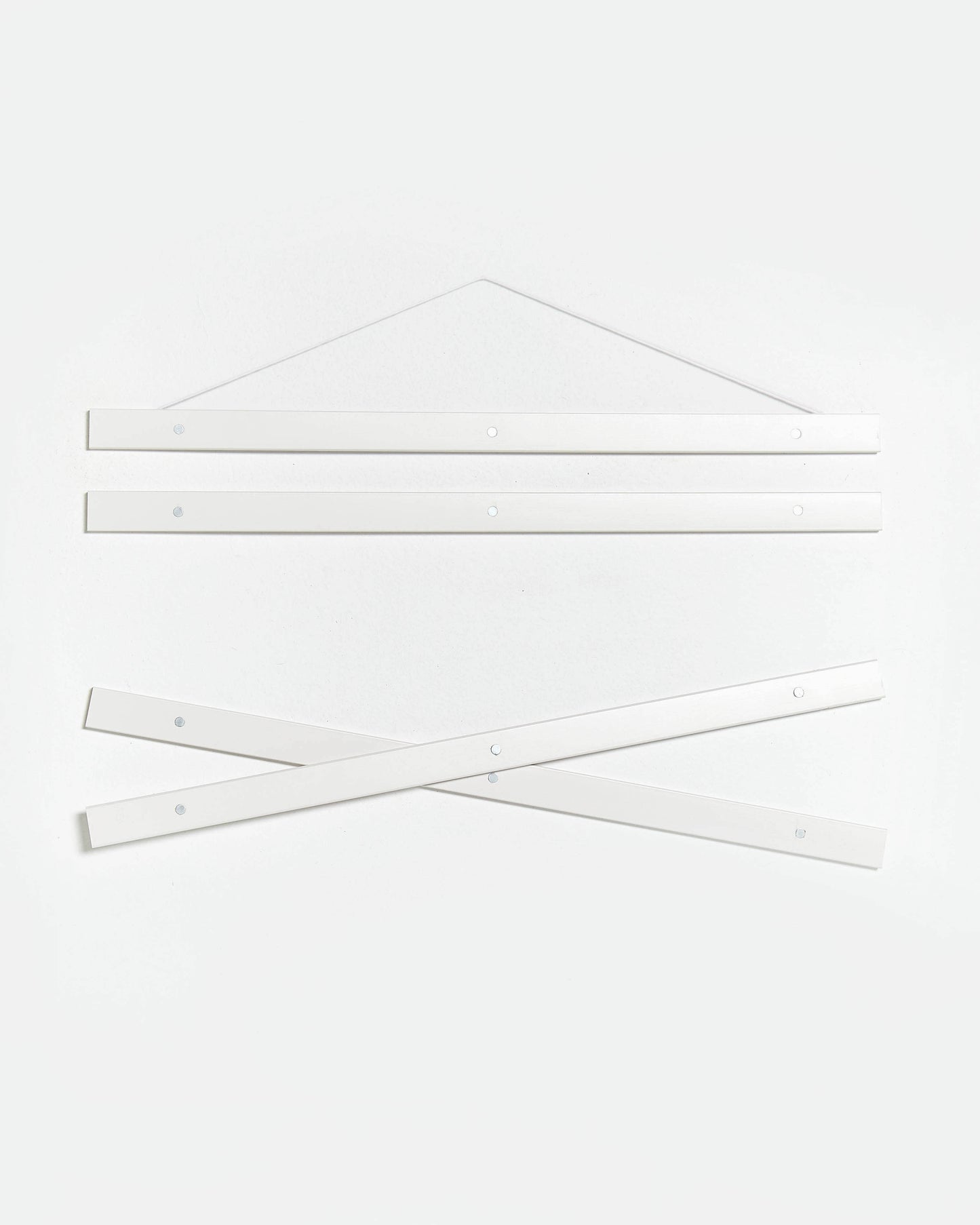 Porte affiche 70cm en bois et blanc