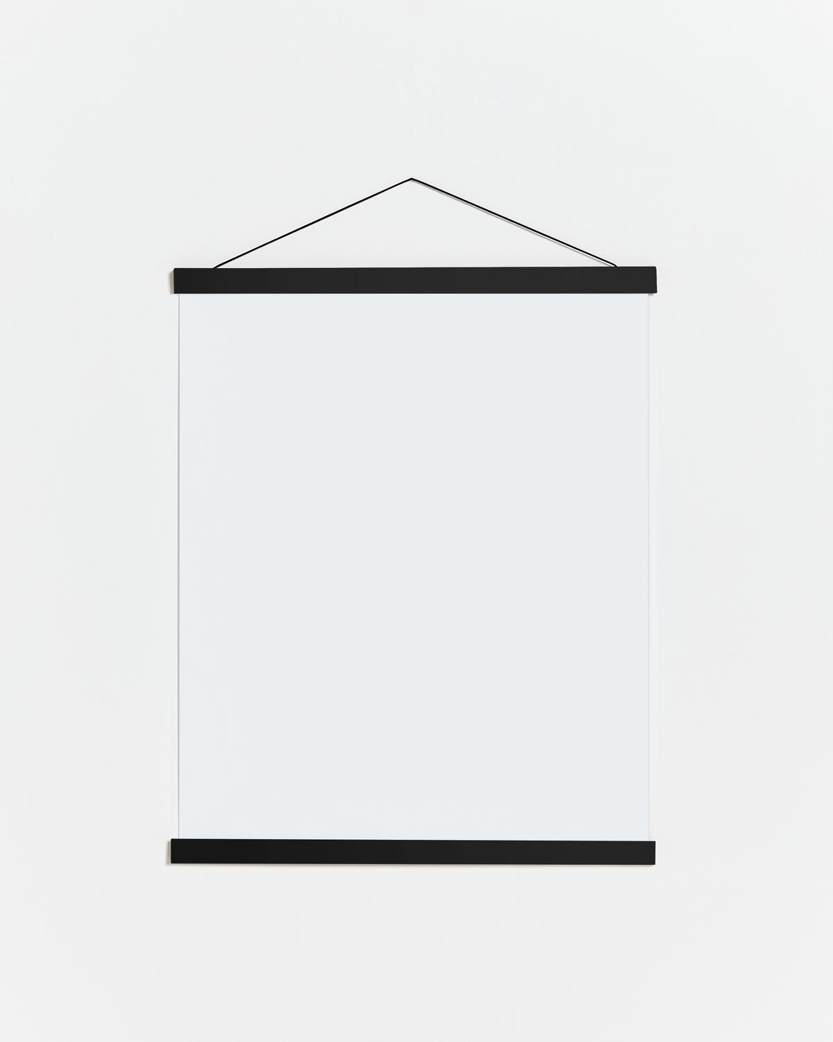 Porte affiche en bois noir 20 cm