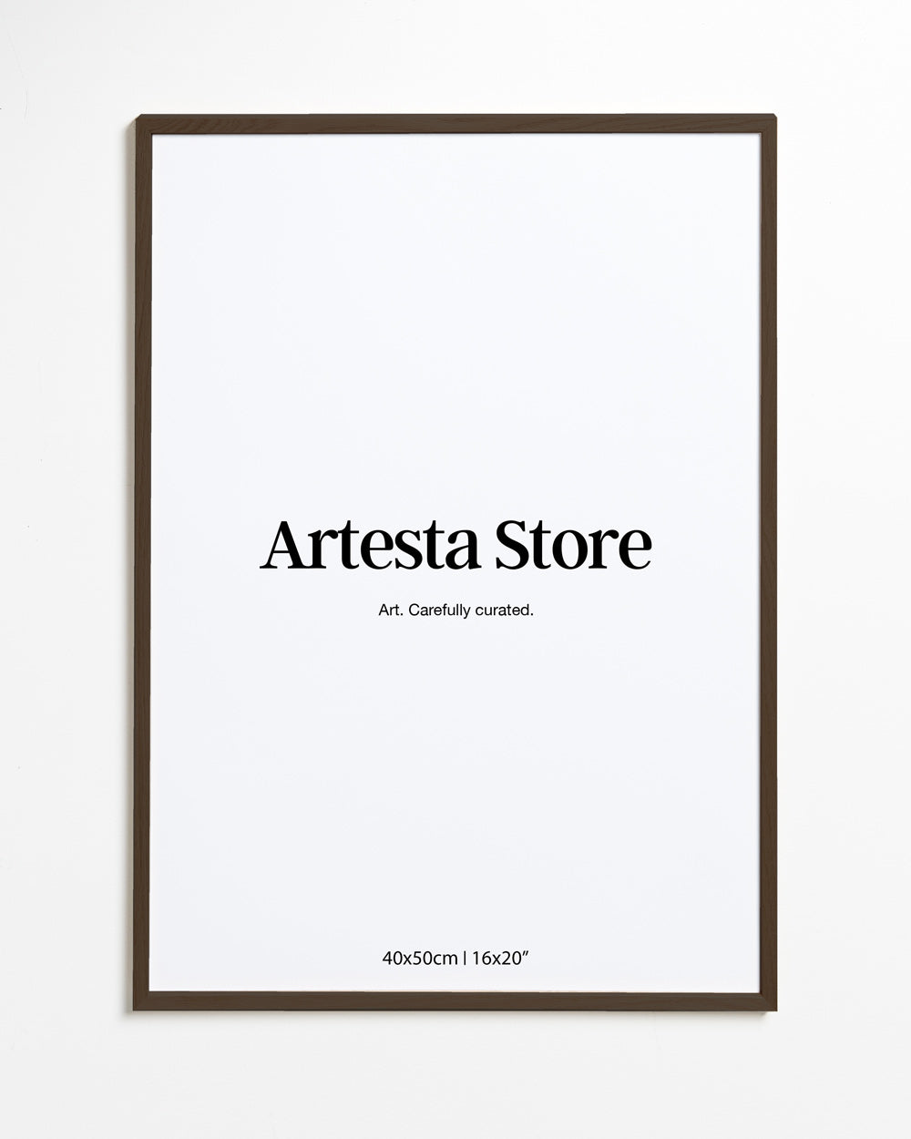 Cadre chêne foncé 40x50