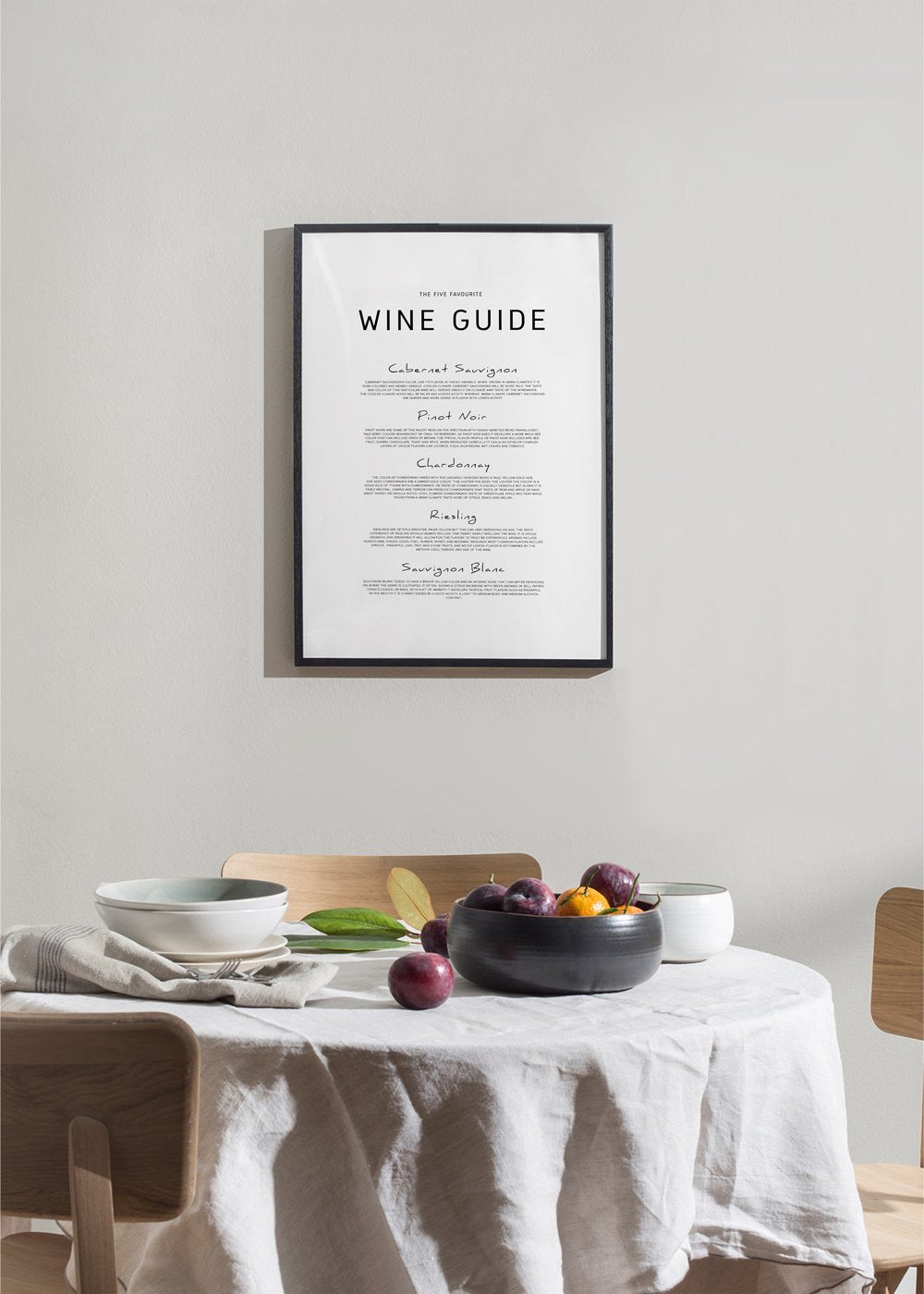 Artesta Affiche avec Cadre Chanel Quote (50x70cm Cadre argenté) :  : Cuisine et Maison