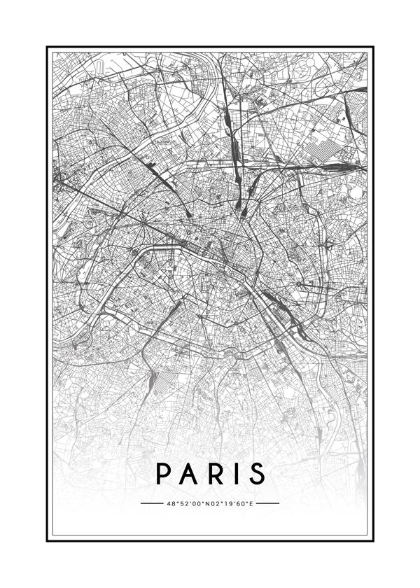 Paris map