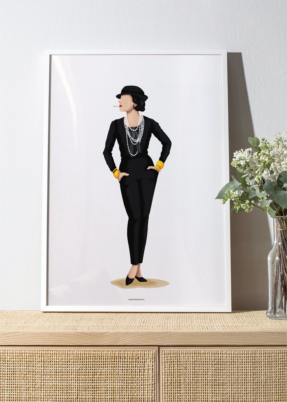 Tableau Coco Chanel  Tableaux, cadres décoratifs et affiches – Artesta