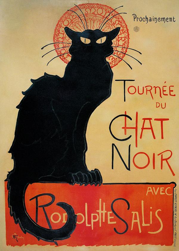 Le Chat Noir - Théophile Alexandre Steinlen