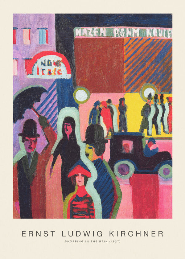 Shopping in the Rain (Special Edition) - Ernst Ludwig Kirchner